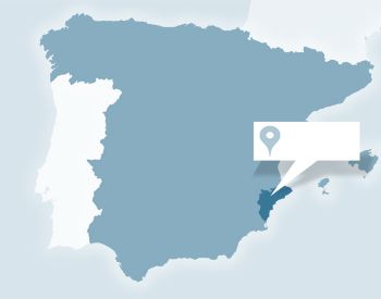 Mapa españa, pin ibi